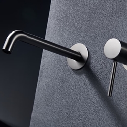 Grifo de lavabo monomando empotrado serie MONZA acabado black gun metal - Imagen 2