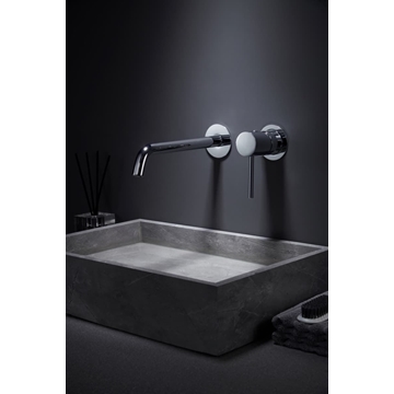 Grifo de lavabo monomando empotrado serie MONZA acabado cromo - Imagen 1