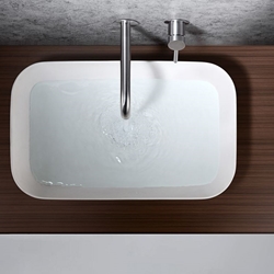 Grifo de lavabo monomando empotrado serie MOSCU acabado acero S.316 - Imagen 2