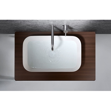 Grifo de lavabo monomando empotrado serie MOSCU acabado acero S.316 - Imagen 2