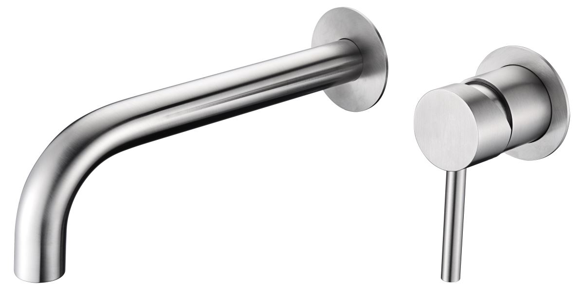 Grifo de lavabo monomando empotrado serie MOSCU acabado acero S.316 - Imagen 3