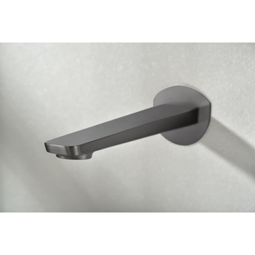 Grifo de lavabo monomando empotrado serie NAPOLES acabado black gun metal - Imagen 2