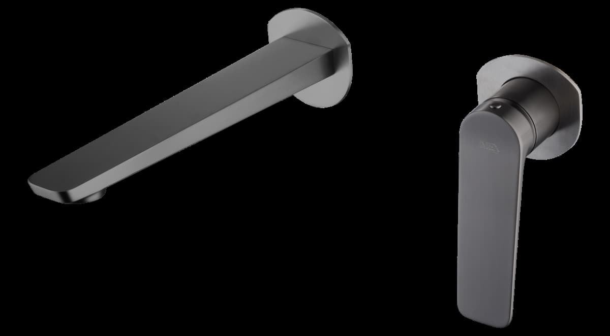 Grifo de lavabo monomando empotrado serie NAPOLES acabado black gun metal - Imagen 3