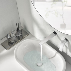 Grifo de lavabo monomando empotrado serie NAPOLES acabado cromo - Imagen 1