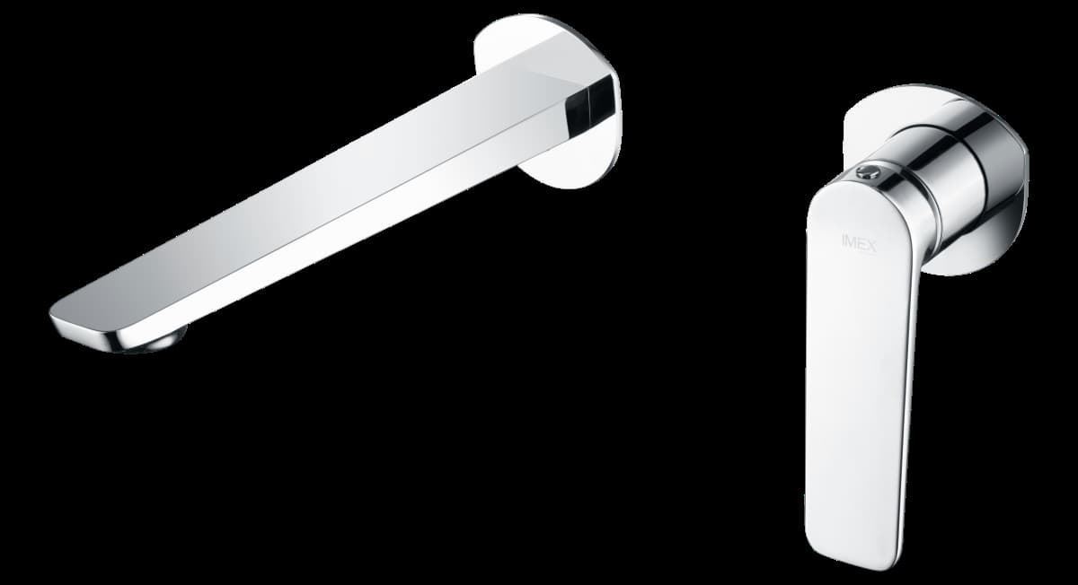 Grifo de lavabo monomando empotrado serie NAPOLES acabado cromo - Imagen 3