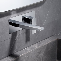 Grifo de lavabo monomando empotrado serie PISA acabado cromo - Imagen 2