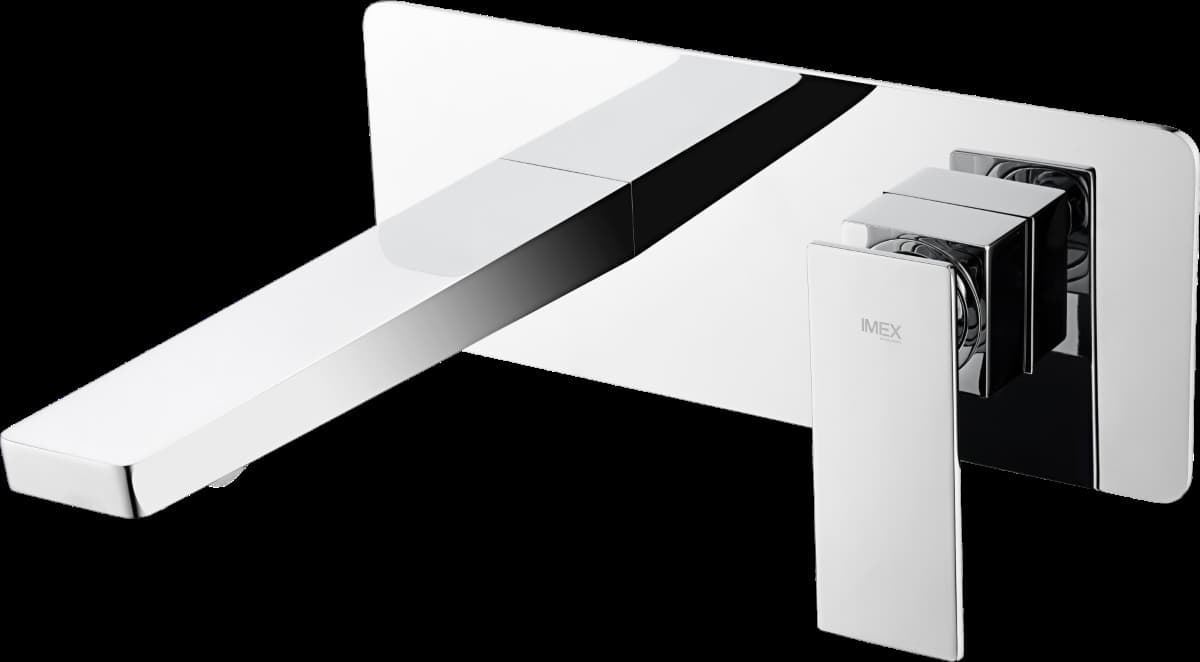 Grifo de lavabo monomando empotrado serie PISA acabado cromo - Imagen 3