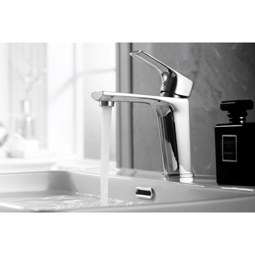 Grifo de lavabo monomando serie BALI acabado cromo - Imagen 1