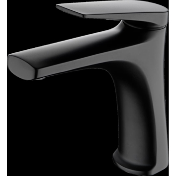 Grifo de lavabo monomando serie DELOS acabado negro mate - Imagen 2