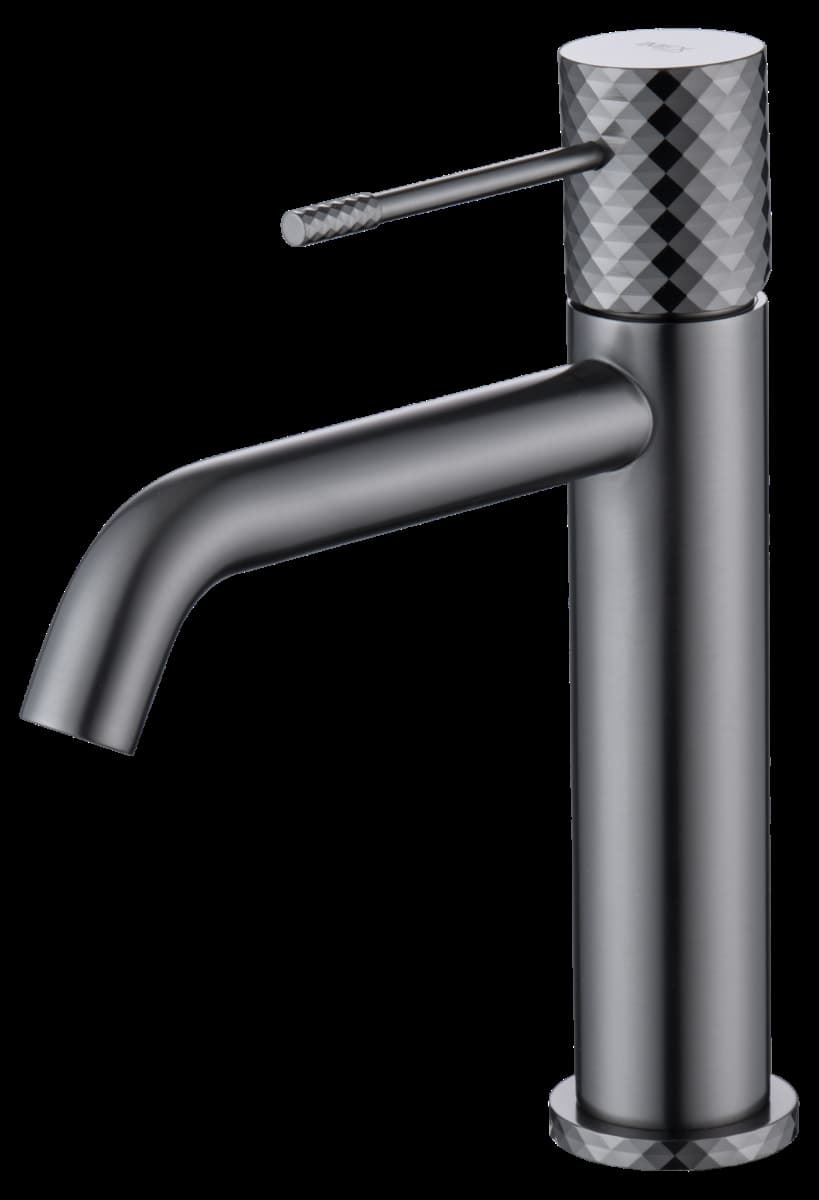 Grifo de lavabo monomando serie GENOVA acabado black gun metal - Imagen 2