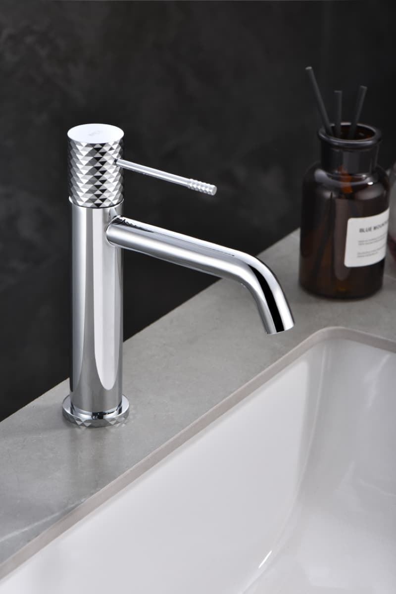 Grifo de lavabo monomando serie GENOVA acabado cromo - Imagen 1