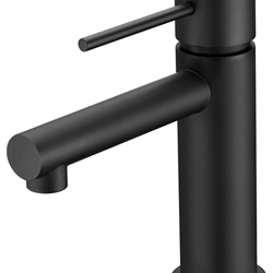 Grifo de lavabo monomando serie MILOS acabado negro mate - Imagen 2