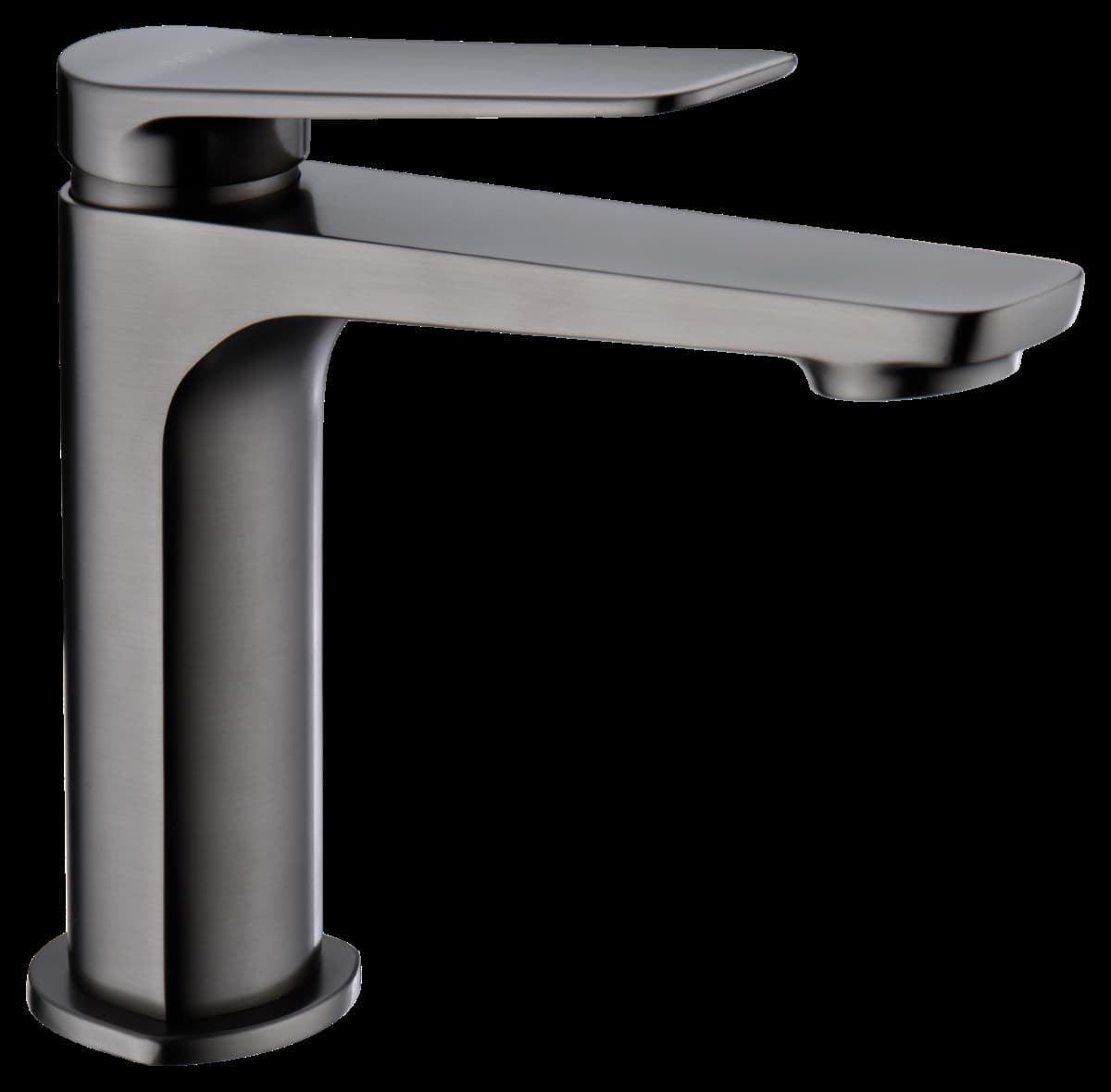 Grifo de lavabo monomando serie NAPOLES acabado black gun metal - Imagen 2