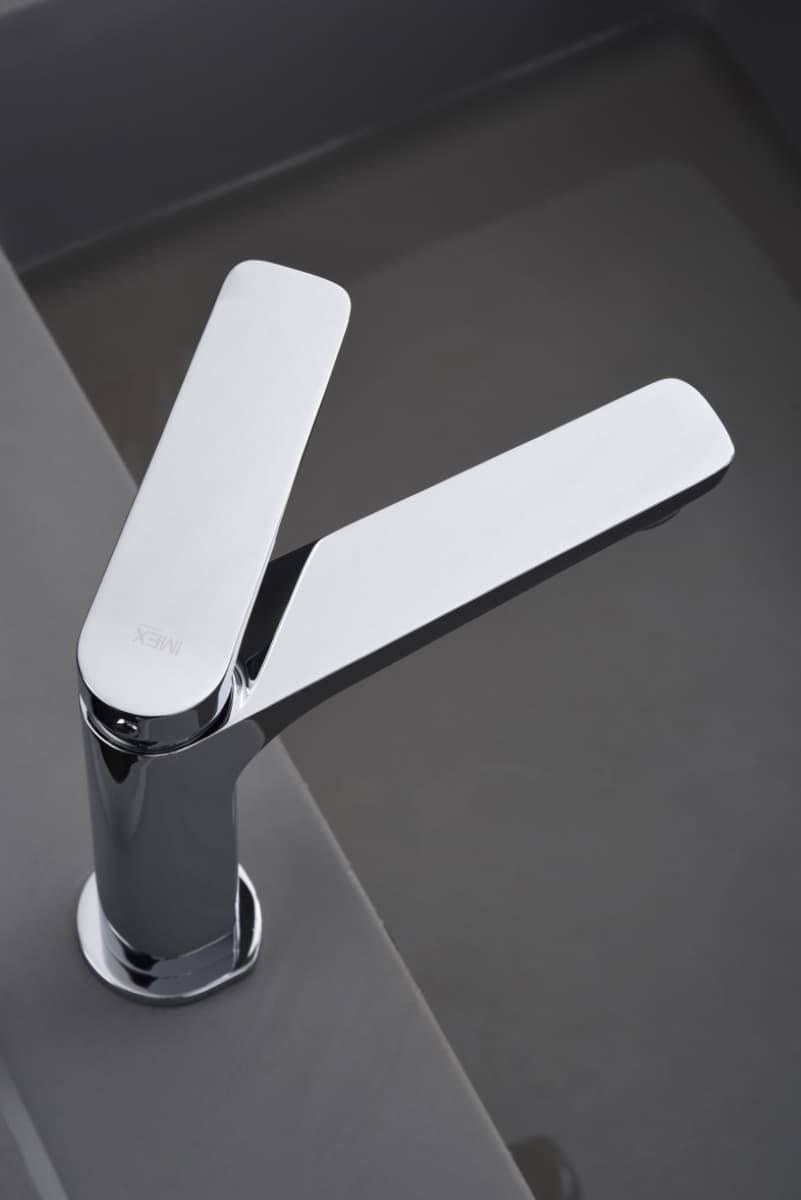 Grifo de lavabo monomando serie NAPOLES acabado cromo - Imagen 1