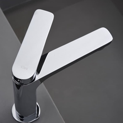 Grifo de lavabo monomando serie NAPOLES acabado cromo - Imagen 1