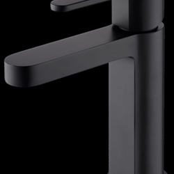 Grifo de lavabo monomando serie ROMA acabado negro mate - Imagen 2