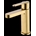 Grifo de lavabo monomando serie ROMA acabado oro cepillado - Imagen 2