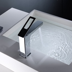 Grifo de lavabo monomando serie SUECIA acabado cromo - Imagen 1