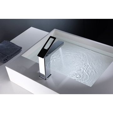 Grifo de lavabo monomando serie SUECIA acabado cromo - Imagen 1