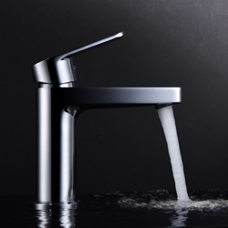 Grifo de lavabo monomando serie TEIDE acabado cromo - Imagen 1