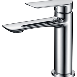 Grifo de lavabo monomando serie URAL acabado cromo - Imagen 2