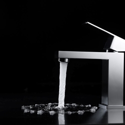 Grifo de lavabo monomando serie VALENCIA acabado cromo - Imagen 1