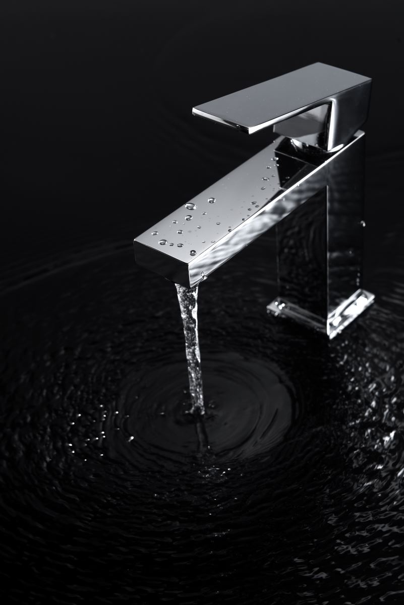 Grifo de lavabo monomando serie VALENCIA acabado cromo - Imagen 2