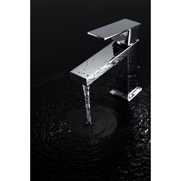 Grifo de lavabo monomando serie VALENCIA acabado cromo - Imagen 2