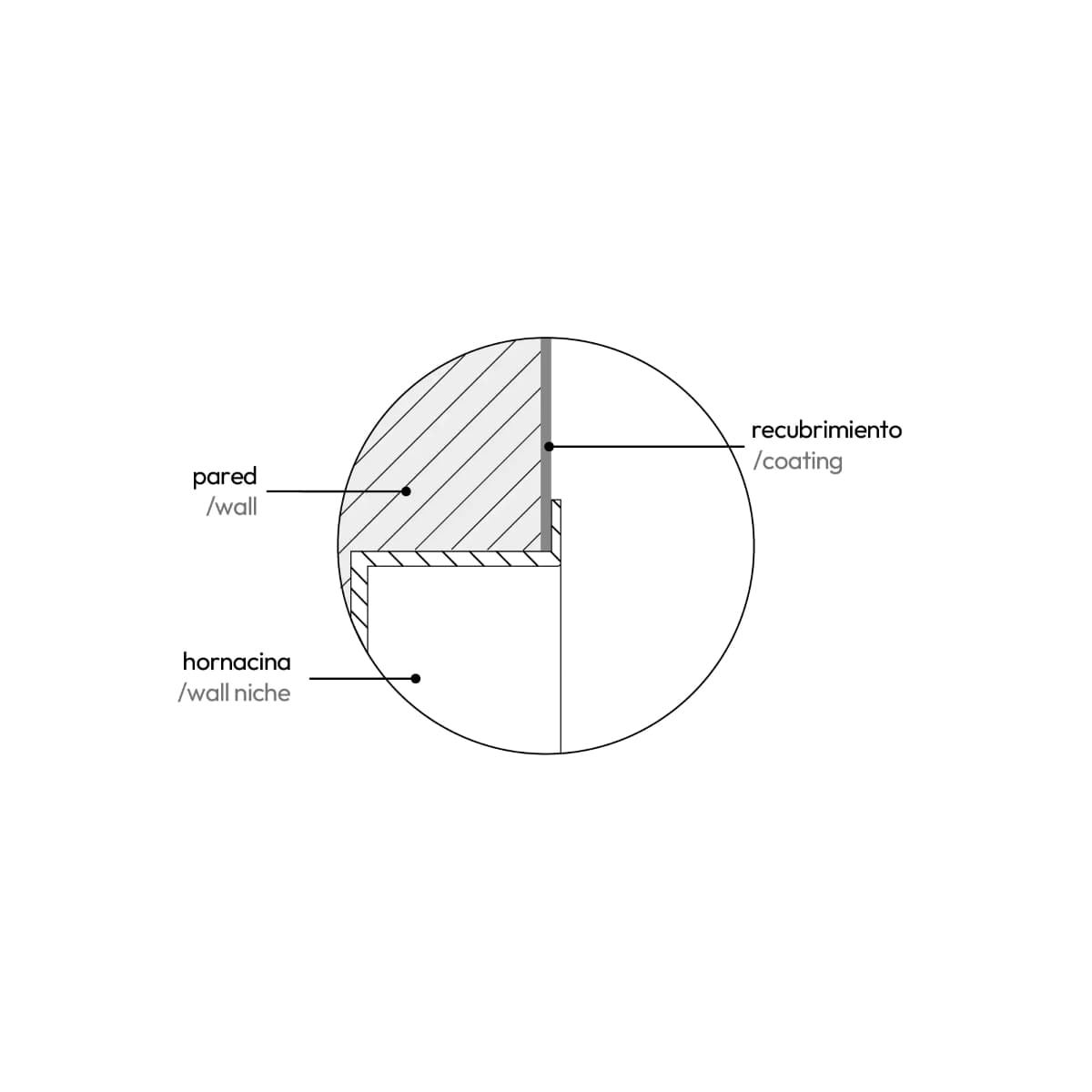 Hornacina 60x30 cm acabado blanco mate - Imagen 4