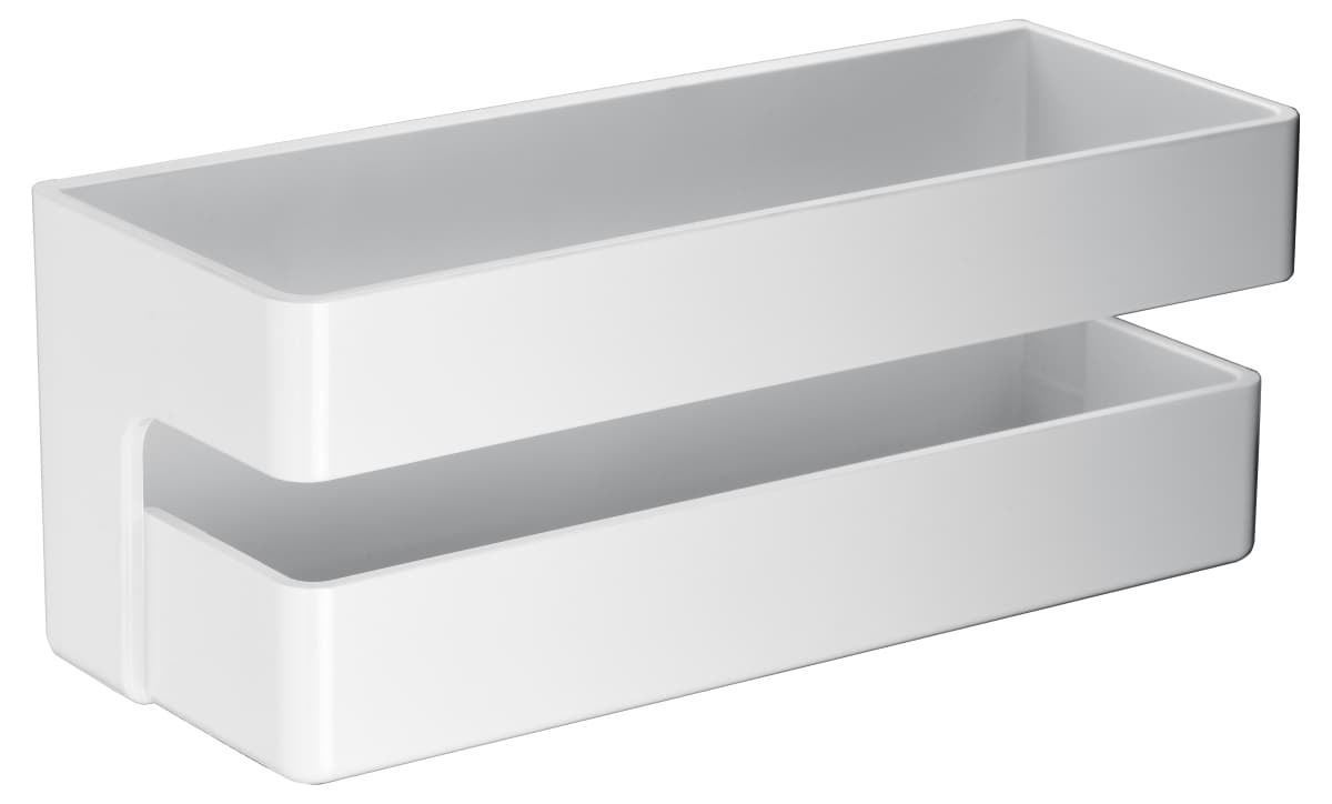 Jabonera de pared acabado blanco mate - Imagen 1