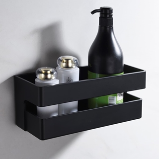 Jabonera de pared acabado negro mate - Imagen 1