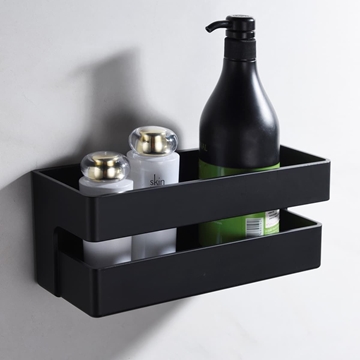 Jabonera de pared acabado negro mate - Imagen 1