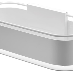 Jabonera de pared serie ANGA acabado blanco mate - Imagen 1