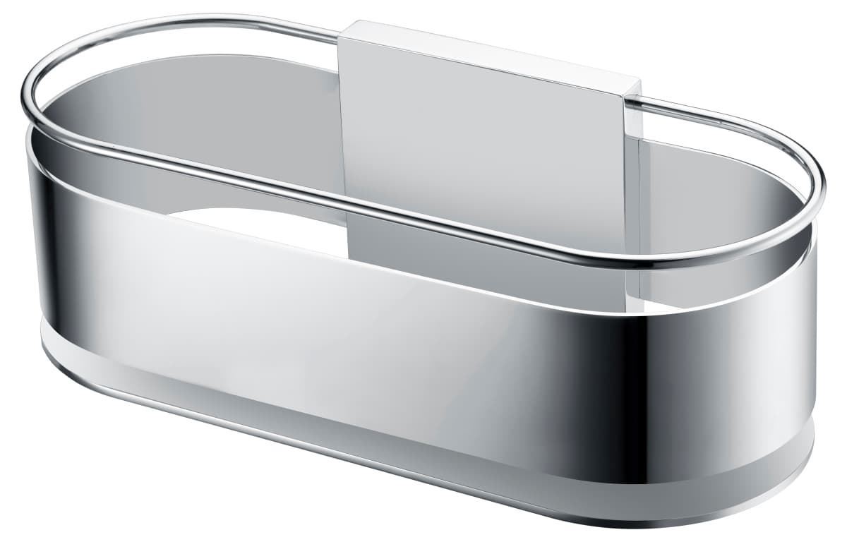 Jabonera de pared serie ANGA acabado cromo - Imagen 2