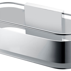 Jabonera de pared serie ANGA acabado cromo - Imagen 2