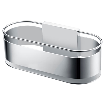 Jabonera de pared serie ANGA acabado cromo - Imagen 2