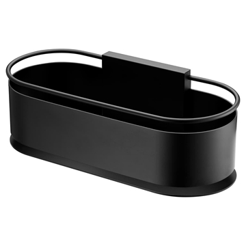 Jabonera de pared serie ANGA acabado negro mate - Imagen 1