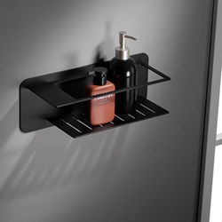 Jabonera de pared serie BETHARI acabado negro mate - Imagen 1