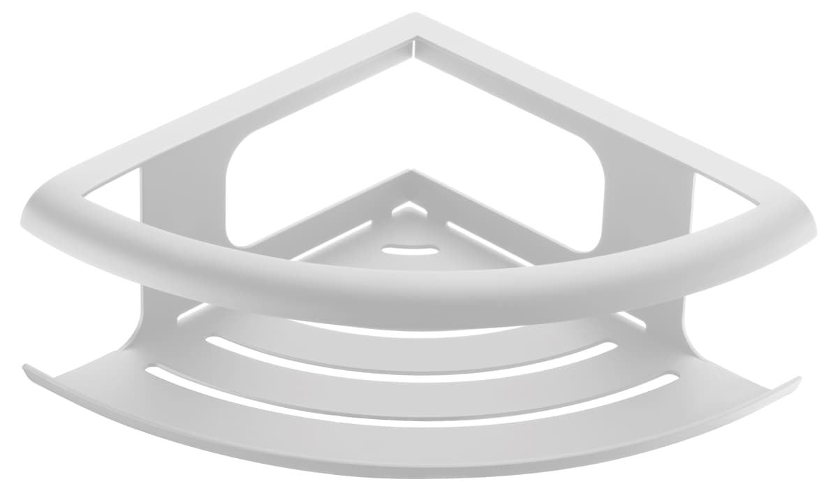 Jabonera de pared serie DHANU acabado blanco mate - Imagen 2