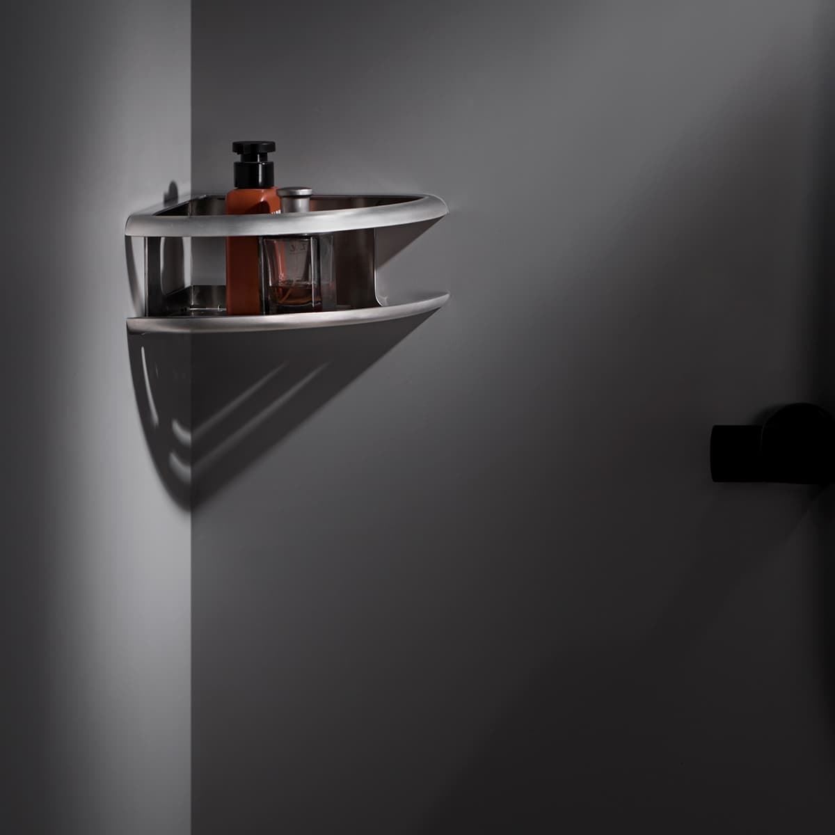 Jabonera de pared serie DHANU acabado cromo - Imagen 1