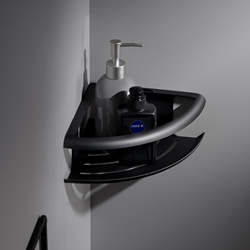 Jabonera de pared serie DHANU acabado negro mate - Imagen 1