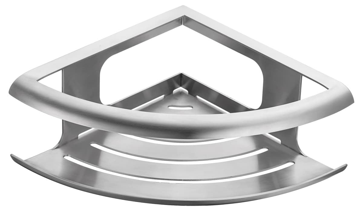 Jabonera de pared serie DHANU acabado niquel cepillado - Imagen 1