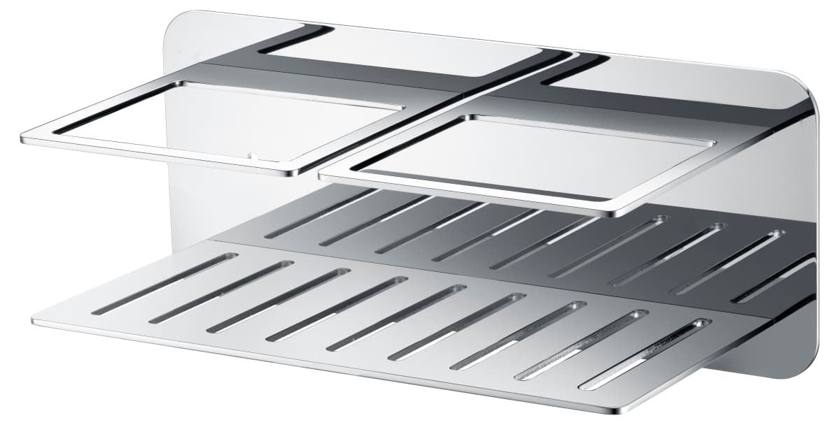 Jabonera de pared serie IMAM acabado cromo - Imagen 2