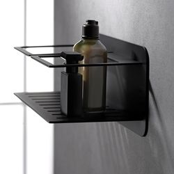 Jabonera de pared serie IMAM acabado negro mate - Imagen 1