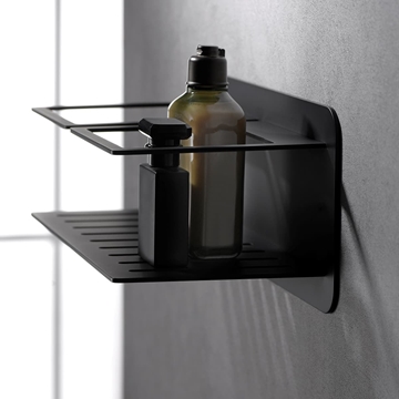 Jabonera de pared serie IMAM acabado negro mate - Imagen 1