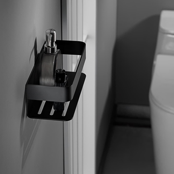 Jabonera de pared serie MAYURA acabado negro mate - Imagen 1