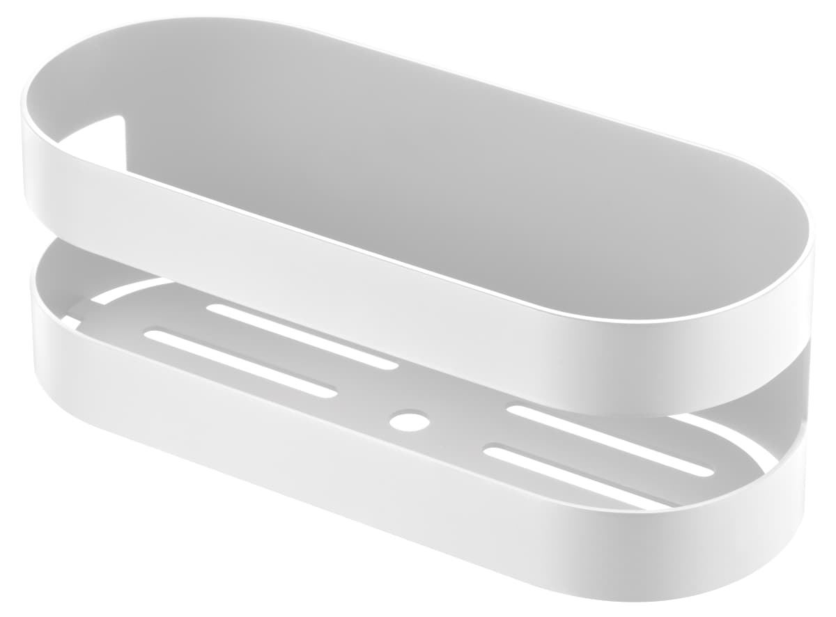 Jabonera de pared serie NIRMALA acabado blanco mate - Imagen 2