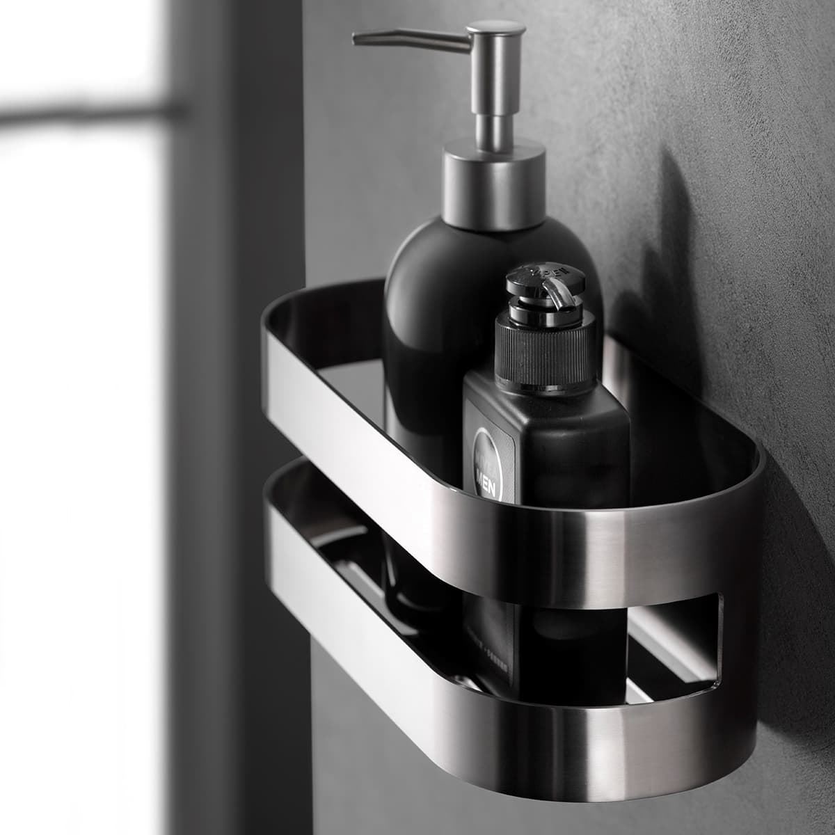 Jabonera de pared serie NIRMALA acabado cromo - Imagen 1