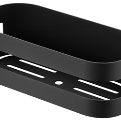 Jabonera de pared serie NIRMALA acabado negro mate - Imagen 2