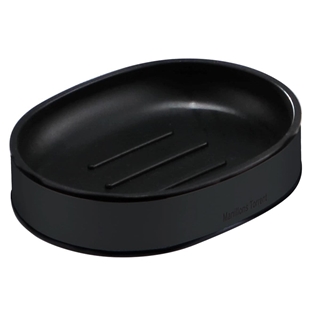 Jabonera de sobremesa acabado negro mate - Imagen 1